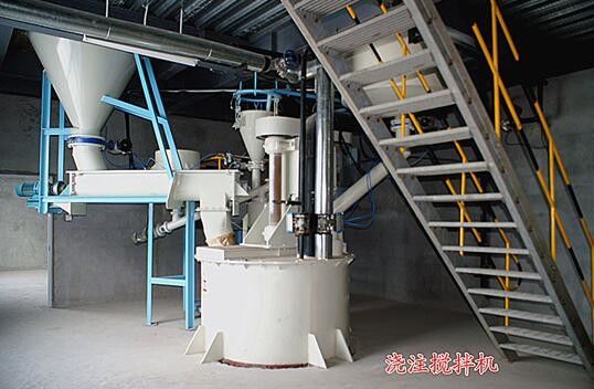 Fast mixing 5 mins Pouring Mixer Block Brick Machine