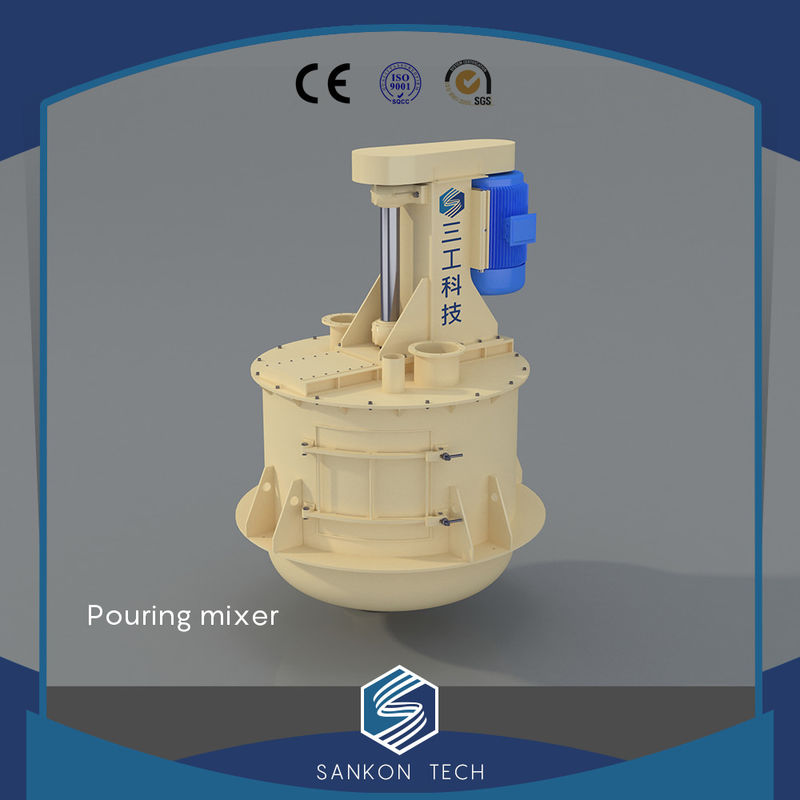 Fast mixing 5 mins Pouring Mixer Block Brick Machine